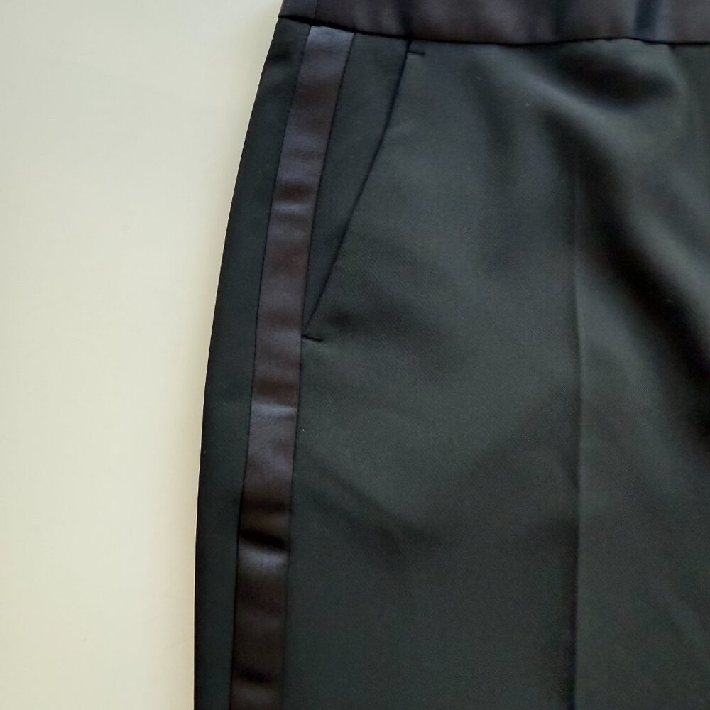 Zara Black Tuxedo Pants L-NWT - Picture 7 of 7
